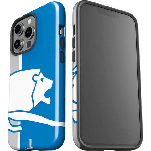 NFL Detroit Lions Retro Logo iPhone 15 Pro Impact Case