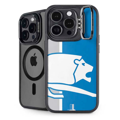 NFL Detroit Lions Retro Logo iPhone 15 Pro Kickstand Case