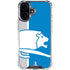 NFL Detroit Lions Retro Logo iPhone 16 Clear Case