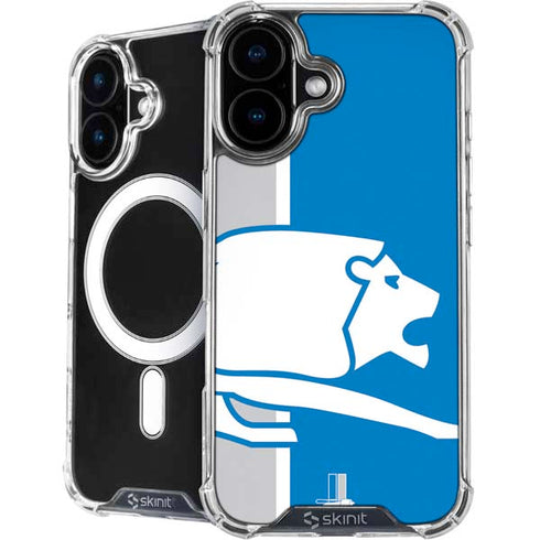NFL Detroit Lions Retro Logo iPhone 16 MagSafe Case