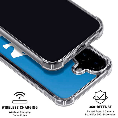 NFL Detroit Lions Retro Logo iPhone 16 MagSafe Case