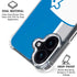 NFL Detroit Lions Retro Logo iPhone 16 Plus Clear Case