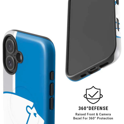 NFL Detroit Lions Retro Logo iPhone 16 Plus Magsafe Impact Case