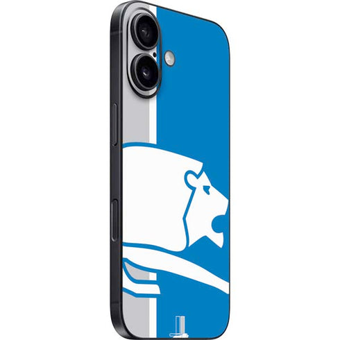 NFL Detroit Lions Retro Logo iPhone 16 Plus Skin