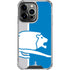NFL Detroit Lions Retro Logo iPhone 16 Pro Max Clear Case