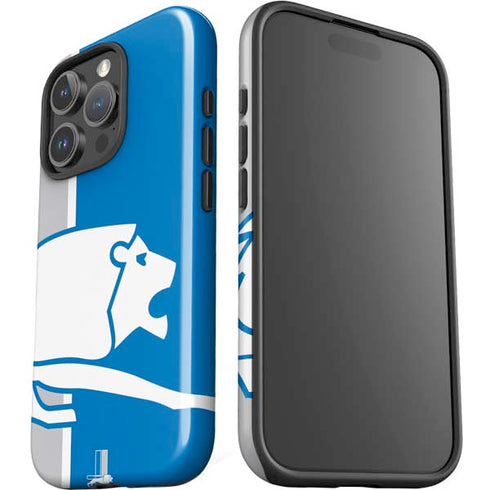 NFL Detroit Lions Retro Logo iPhone 16 Pro Max Impact Case