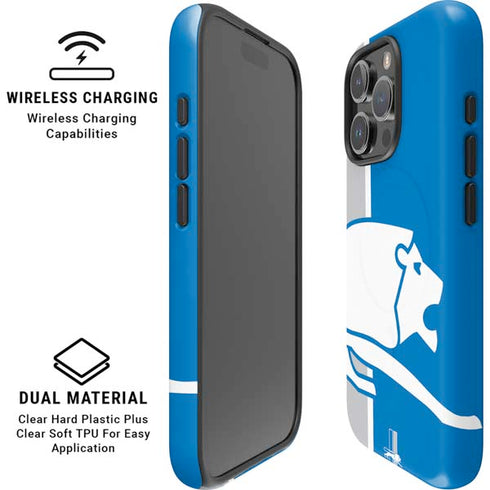 NFL Detroit Lions Retro Logo iPhone 16 Pro Max Magsafe Impact Case