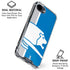 NFL Detroit Lions Retro Logo iPhone 16e Clear Case