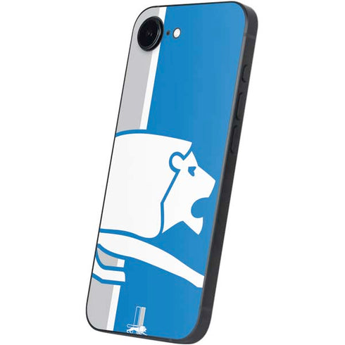 NFL Detroit Lions Retro Logo iPhone 16e Skin