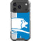 NFL Detroit Lions Retro Logo iPhone 18 Pro Clear Case
