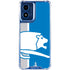 NFL Detroit Lions Retro Logo Moto G 5G (2024) Clear Case