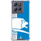 NFL Detroit Lions Retro Logo Moto G Stylus 5G (2025) Clear Case