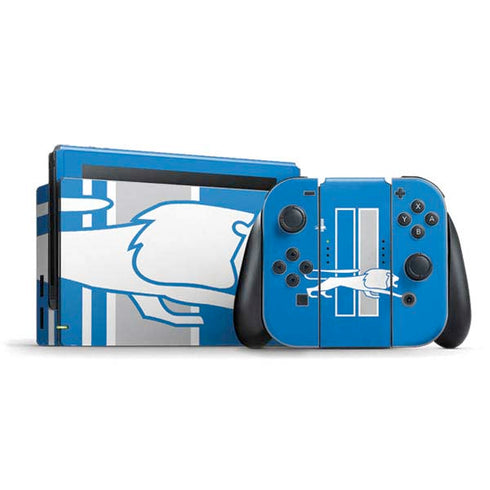 NFL Detroit Lions Retro Logo Nintendo Skins