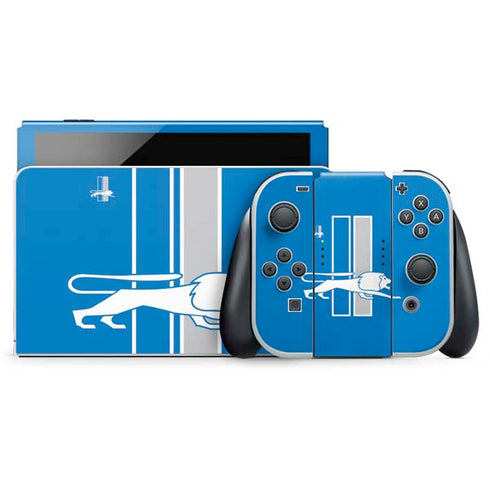 NFL Detroit Lions Retro Logo Nintendo Skins