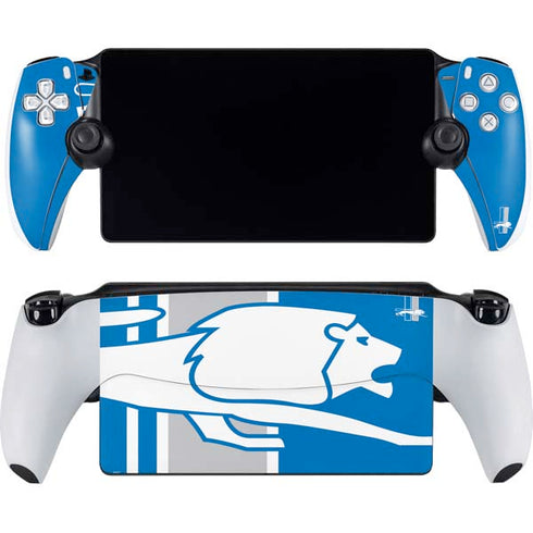 NFL Detroit Lions Retro Logo PlayStation Portal Remote Player Skin