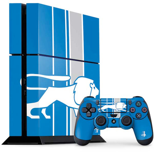 NFL Detroit Lions Retro Logo PlayStation PS4 Skins