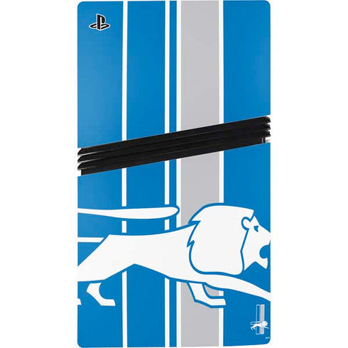 NFL Detroit Lions Retro Logo PS5 Pro Console Skin