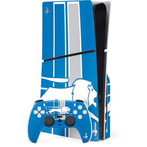 NFL Detroit Lions Retro Logo PlayStation PS5 Skins