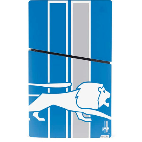 NFL Detroit Lions Retro Logo PS5 Slim Digital Edition Console Skin