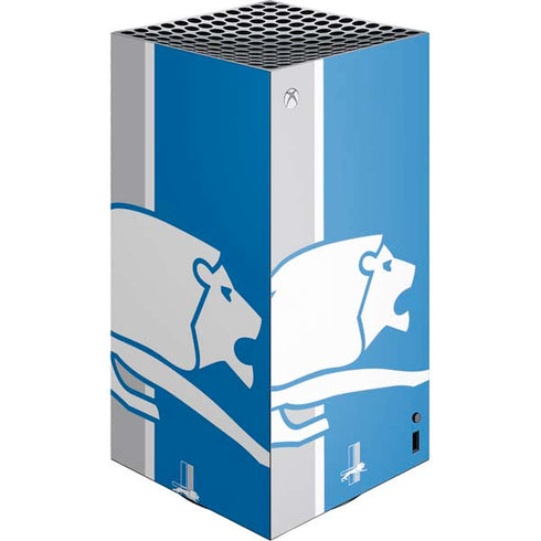 NFL Detroit Lions Retro Logo XBox Series X Digital Edition Console Skin