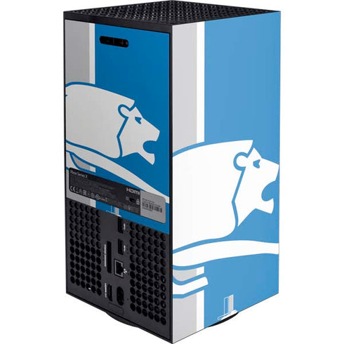 NFL Detroit Lions Retro Logo XBox Series X Digital Edition Console Skin