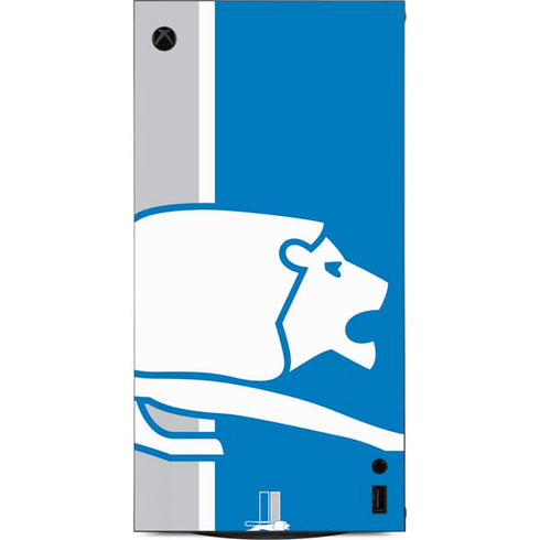 NFL Detroit Lions Retro Logo XBox Series X Digital Edition Console Skin