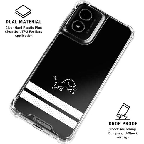 NFL Detroit Lions Shutout Moto G Power 5G (2024) Clear Case