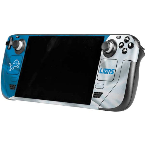 NFL Detroit Lions Steam Deck Handheld Gaming Computer OLED Skin