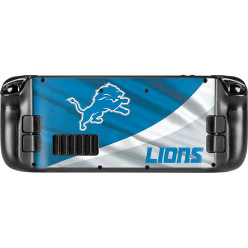 NFL Detroit Lions Steam Deck Handheld Gaming Computer OLED Skin