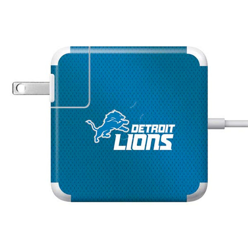 NFL Detroit Lions Team Jersey 85W Power Adapter (15 and 17 inch MacBook Pro Charger) Skin