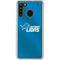 NFL Detroit Lions Team Jersey Galaxy A21 Clear Case