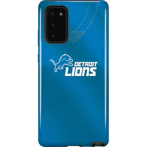 NFL Detroit Lions Team Jersey Galaxy Note20 5G Pro Case