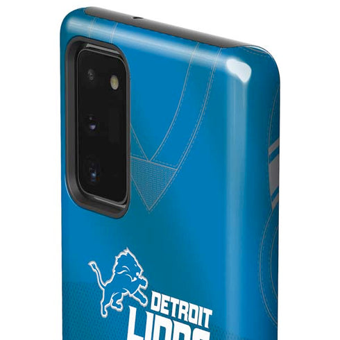 NFL Detroit Lions Team Jersey Galaxy Note20 5G Pro Case