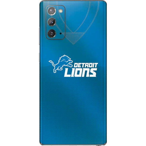 NFL Detroit Lions Team Jersey Galaxy Note20 5G Skin