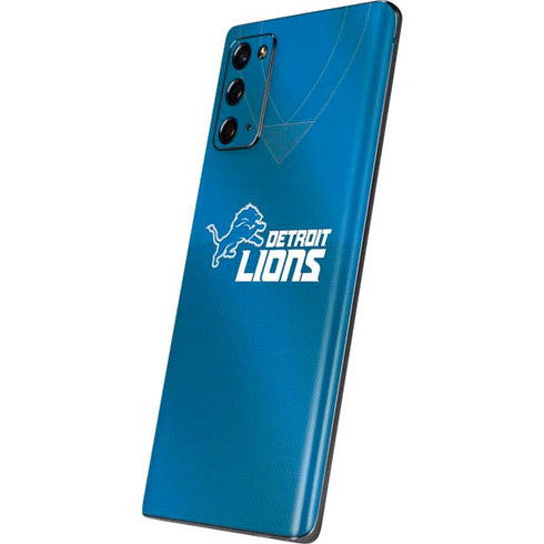 NFL Detroit Lions Team Jersey Galaxy Note20 5G Skin