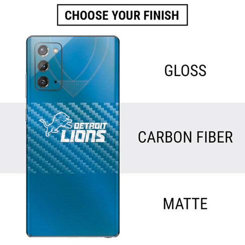 NFL Detroit Lions Team Jersey Galaxy Note20 5G Skin