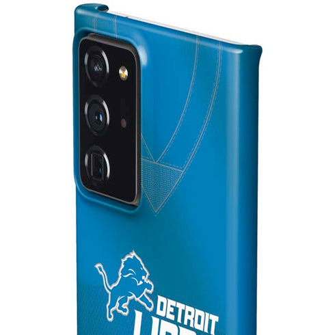 NFL Detroit Lions Team Jersey Galaxy Note20 Ultra 5G Lite Case
