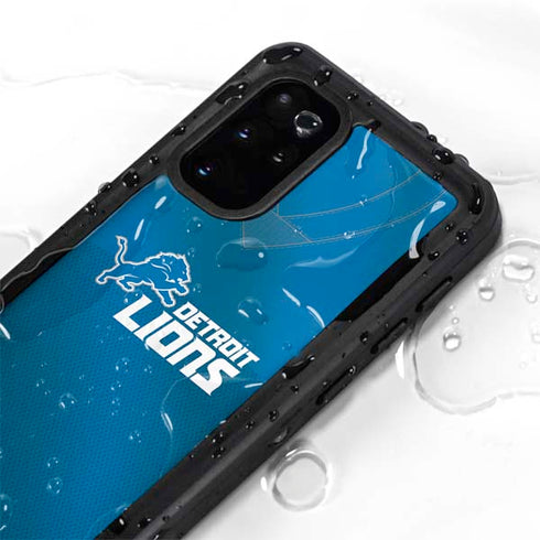 NFL Detroit Lions Team Jersey Galaxy S20 Plus Waterproof Case
