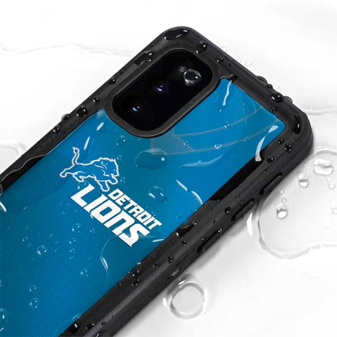 NFL Detroit Lions Team Jersey Galaxy S20 Waterproof Case