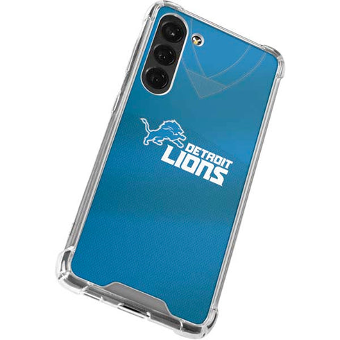 NFL Detroit Lions Team Jersey Galaxy S24 FE Clear Case