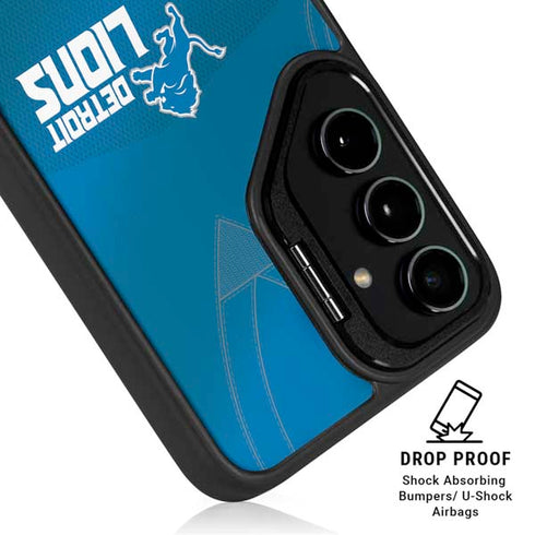 NFL Detroit Lions Team Jersey Galaxy S24 FE Kickstand Case