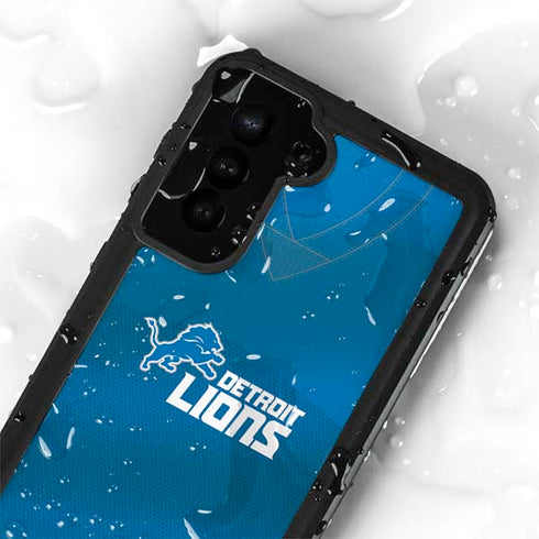 NFL Detroit Lions Team Jersey Galaxy S24 Plus Waterproof Case