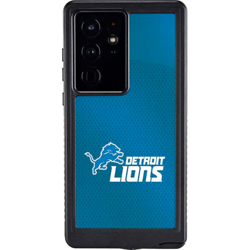 NFL Detroit Lions Team Jersey Galaxy S24 Ultra Waterproof Case
