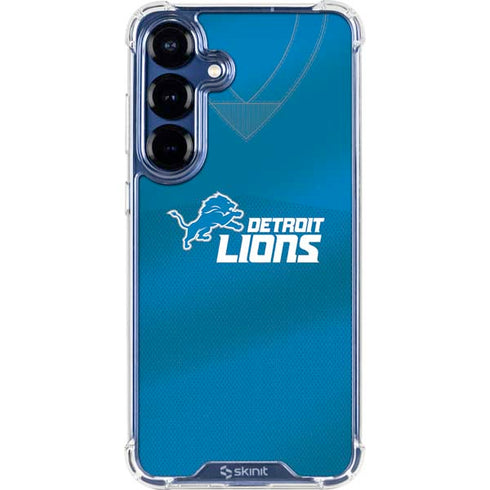 NFL Detroit Lions Team Jersey Galaxy S25 Clear Case