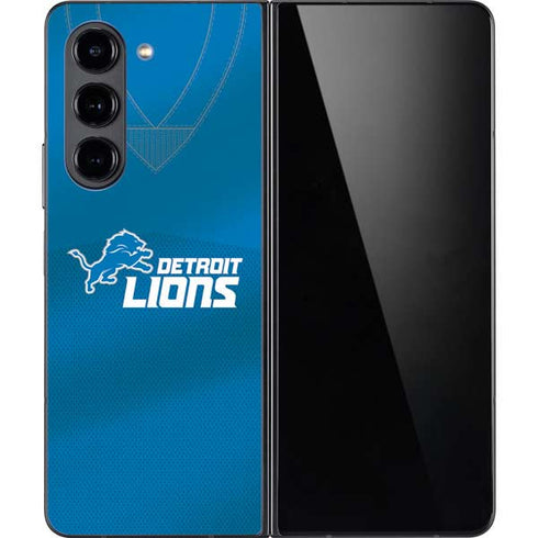 NFL Detroit Lions Team Jersey Galaxy Z Fold5 5G Skin