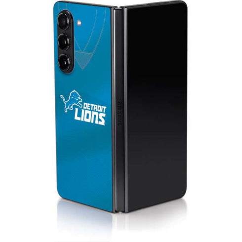 NFL Detroit Lions Team Jersey Galaxy Z Fold5 5G Skin