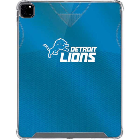 NFL Detroit Lions Team Jersey iPad Pro 12.9in (2020) Clear Case