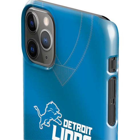 NFL Detroit Lions Team Jersey iPhone 11 Pro Max Lite Case