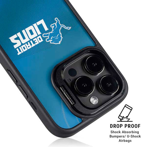 NFL Detroit Lions Team Jersey iPhone 14 Pro Max Kickstand Case
