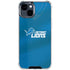 NFL Detroit Lions Team Jersey iPhone 15 Clear Case
